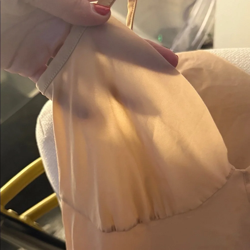 Commando Tan Lace-Trimmed Chemise - Picture 4 of 8